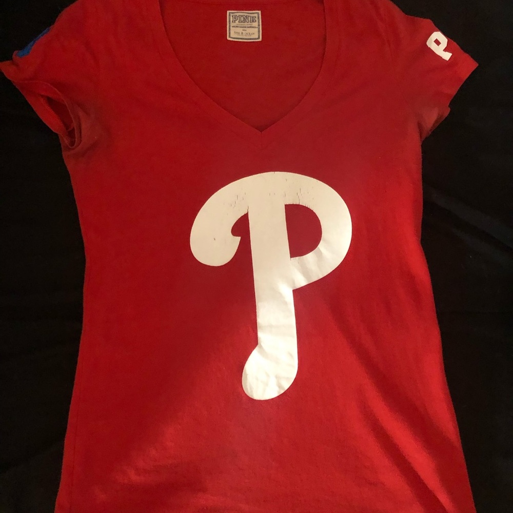 Red Phillies shirt